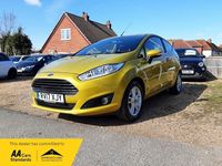 Used Ford Fiesta Zetec 2017 Yellow Hatchback