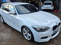 Used BMW 116 M Sport 143 HP (105 kW) 2013 White Hatchback