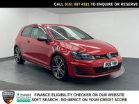Used VW Golf VII GTD 150 HP (110 kW) 2016 Red Hatchback