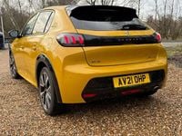Used Peugeot 208 GT 100 HP (73 kW) 2021 Yellow Hatchback