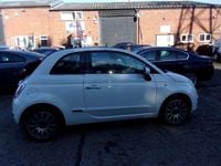 Used Fiat 500 Lounge 69 HP (50 kW) 2014 White Cabriolet