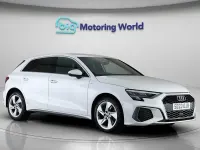 Begagnad Audi A3 Sportback e-tron S-Line 204 HK (150 kW) 2023 Vit Halvkombi