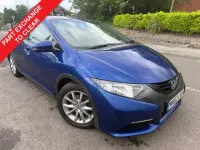 Used Honda Civic SE 2012 Blue Hatchback