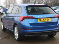 Used Skoda Scala SE L 108 HP (79 kW) 2021 Blue Hatchback