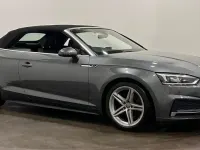 Used Audi A5 Cabriolet S-Line 190 HP (139 kW) 2018 Grey Cabriolet