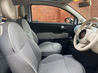 Used Fiat 500 Lounge 69 HP (50 kW) 2009 Blue Cabriolet