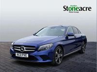 Used Mercedes C200 180 HP (132 kW) 2021 Blue Sedan