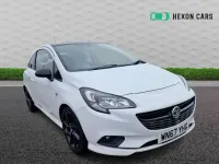 Used Vauxhall Corsa Edition 90 HP (66 kW) 2017 White Hatchback