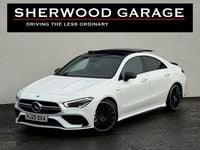 Used Mercedes CLA35 AMG Premium Plus 306 HP (225 kW) 2020 White Coupe