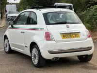 Used Fiat 500 Lounge 2008 White Hatchback