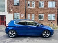 Used Peugeot 308 GT-line 2016 Blue Hatchback