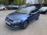 Used VW Polo SE 60 HP (44 kW) 2015 Blue Hatchback