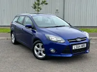Used Ford Focus Zetec 115 HP (84 kW) 2014 Blue Estate