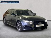 Used Audi A6 Black Edition 252 HP (185 kW) 2018 Daytona grey, pearl effect Estate