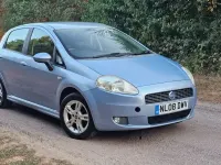 Used Fiat Grande Punto Dynamic 2008 Blue Hatchback