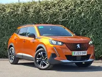 Used Peugeot e-2008 Allure+ 100 kW (136 HP) 2023 Orange SUV
