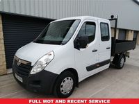 used Vauxhall Movano 2.3 R3500 L2H1 CRC CDTI 123 BHP 7 SEATER TIPPER