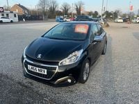 Used Peugeot 208 Allure 75 HP (55 kW) 2016 Black Hatchback