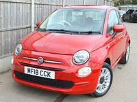 Used Fiat 500 Pop Star 69 HP (50 kW) 2018 Red Hatchback
