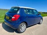 Usado Skoda Fabia 2009 Azul Citadino