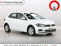 Begagnad VW Polo SE 80 HK (58 kW) 2020 Vit Halvkombi