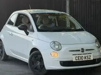 Used Fiat 500 Pop 69 HP (50 kW) 2010 White Hatchback