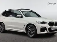 Used BMW X3 M Sport 187 HP (137 kW) 2020 White SUV