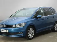 Used VW Touran SEL 150 HP (110 kW) 2019 Blue MPV