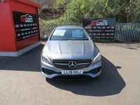 Begagnad Mercedes CLA220 AMG line 2019 Grå Sedan