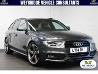 Used Audi A4 Black Edition 177 HP (130 kW) 2014 Daytona grey Estate