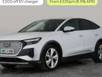 Used Audi Q4 Sportback e-tron S-Line 125 kW (170 HP) 2022 White SUV
