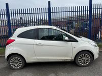 Used Ford Ka Zetec 2014 White Hatchback