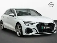 Used Audi A3 S-Line 147 HP (108 kW) 2020 White Hatchback