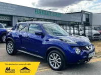 Used Nissan Juke Tekna 115 HP (84 kW) 2017 Blue SUV