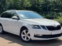 Used Skoda Octavia SE Technology 115 HP (84 kW) 2019 White Estate