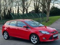 Used Ford Focus Zetec 2013 Red Hatchback
