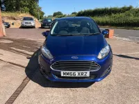 Used Ford Fiesta Zetec 2016 Blue Hatchback