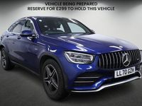 Used Mercedes GLC43 AMG AMG 390 HP (286 kW) 2020 Brilliant blue Coupe