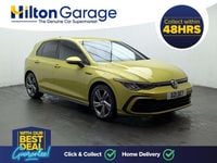 Used VW Golf VIII R-line 130 HP (95 kW) 2021 Yellow Hatchback