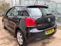 Used VW Polo SE 90 HP (66 kW) 2010 Black Hatchback