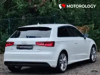 Used Audi A3 S-Line 125 HP (91 kW) 2016 White Hatchback
