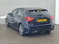 Used Mercedes A200 AMG Line Premium Plus 136 HP (100 kW) 2018 Blue Hatchback