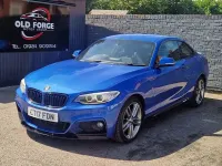 Used BMW 220 Sport Line 190 HP (139 kW) 2017 Blue Coupe