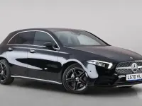 Used Mercedes A250 AMG Line Premium 218 HP (160 kW) 2020 Black Hatchback