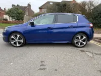 Used Peugeot 308 GT-line 2015 Blue Hatchback