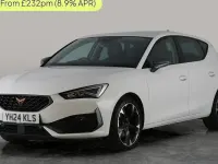 Used Cupra Leon 150 HP (110 kW) 2023 White Hatchback