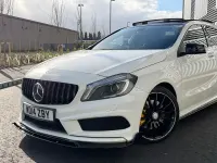 Used Mercedes A220 AMG 2014 White Hatchback