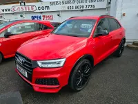 Used Audi Q3 Black Edition 180 HP (132 kW) 2018 Red SUV