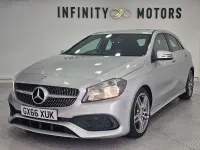 Used Mercedes A200 AMG line 136 HP (100 kW) 2016 Silver Hatchback