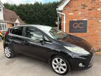 Usado Ford Fiesta Titanium 2008 Negro Utilitario